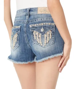 Miss Me Sequin Wing Mid-Rise Shorts -Madewell Sales Store 91Z1wbPbliL