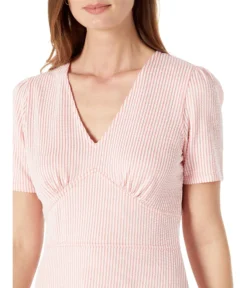 MICHAEL Michael Kors Pinstripe Jacquard V-Neck Dress -Madewell Sales Store 91mBjrCEc1L